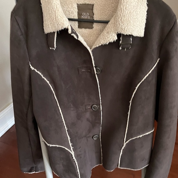 Chocolate Brown suede jacket - Picture 2 of 4